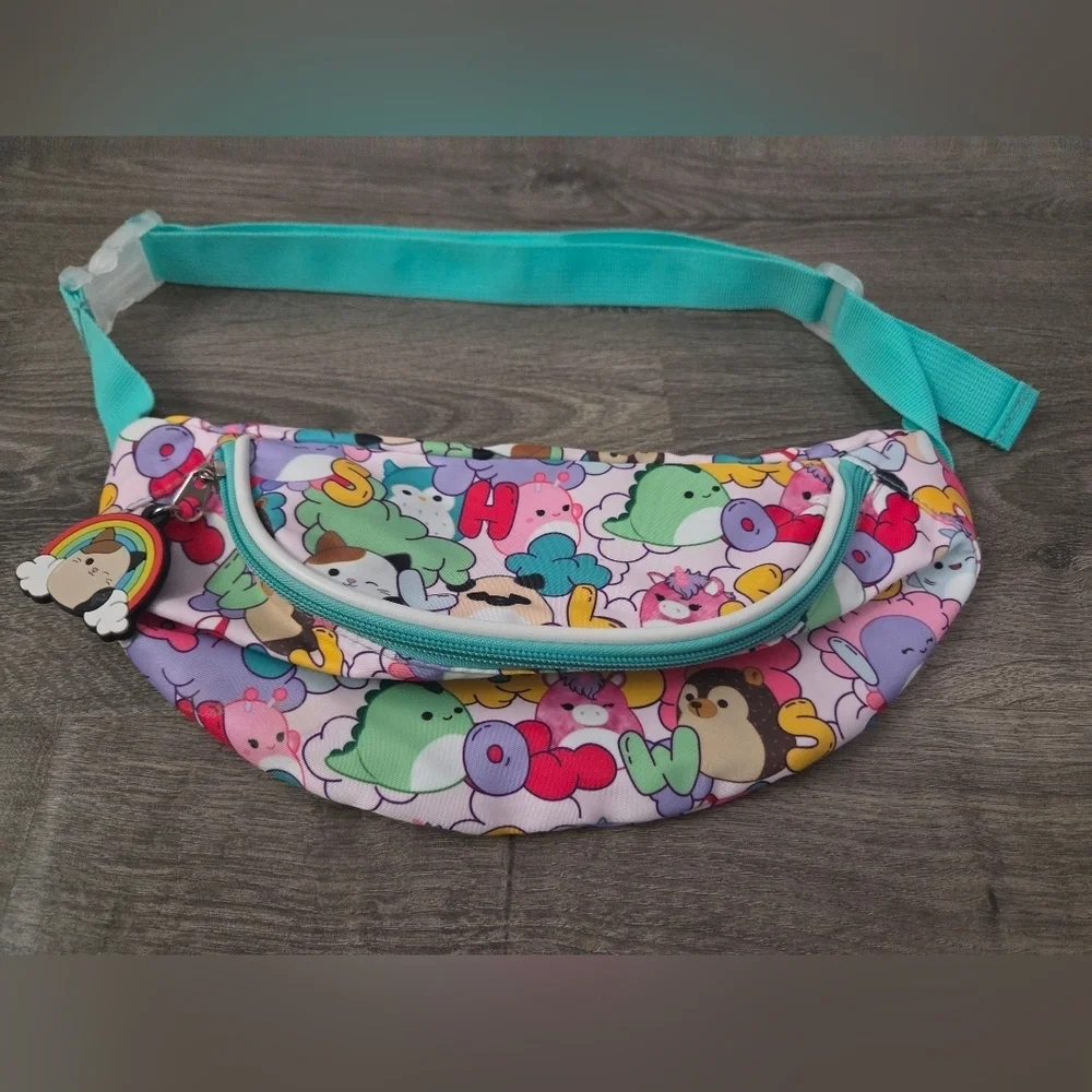 Squishmallows Colorful Kids Belt Bag